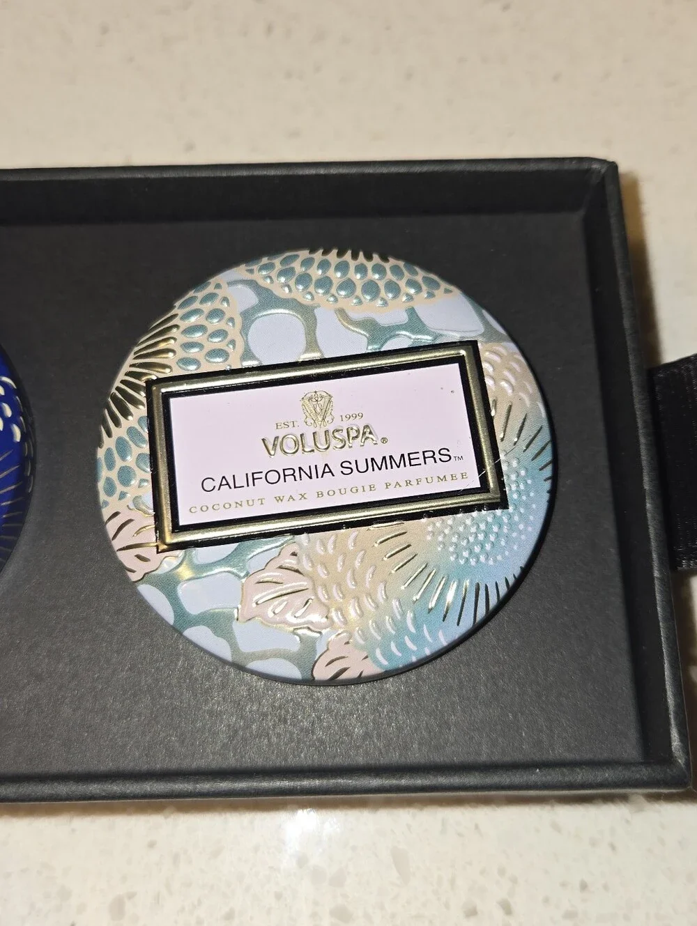 Voluspa Petite Tin Gift Set Of Four TOMATO Tin Plus TRIO